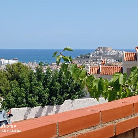 Charmant Appartement Avec Vue Sur Le Chateau De Peniscola Bagian luar foto